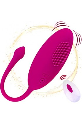 Poìnt Ǵ̣ Vībràtéur Víbrõ Vîbròmãśseūrs Feminin à Diśtance Díscret Oéufs Vîbrant TéLéCommandé sans Fil Silicøne Màsseur, o