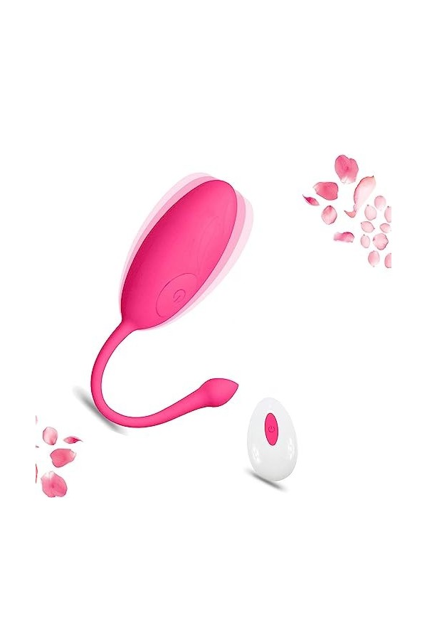 Poìnt Ǵ̣ Vībràtéur Víbrõ Vîbròmãśseūrs Feminin à Diśtance Díscret Oéufs Vîbrant TéLéCommandé sans Fil Silicøne Màsseur, o