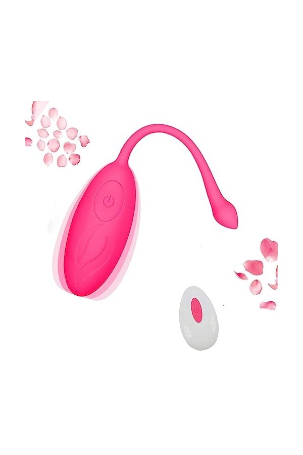 Poìnt Ǵ̣ Vībràtéur Víbrõ Vîbròmãśseūrs Feminin à Diśtance Díscret Oéufs Vîbrant TéLéCommandé sans Fil Silicøne Màsseur, o