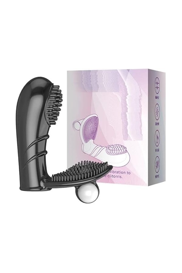 Vîbrante Sé???ýs Doigt Vìbrọ-màsśêùr Clìtọr-ìdì-ên Pọìnt Ġ Pu?????t Silencieux, sęxtọysê Femme Vìbràtêùr Lêčhênt Stimulàtêùr