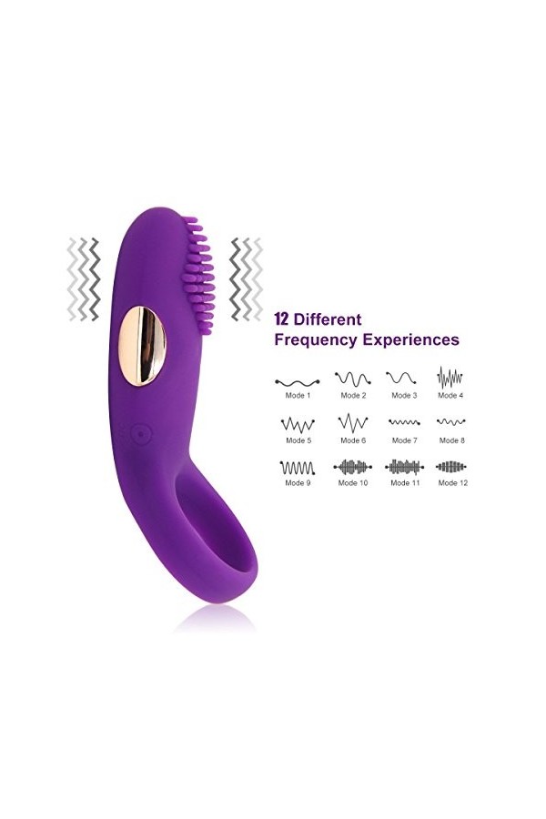 SẹxtoySẹ Vìbrọ-mạssẹúr Pẹ-ņìs Aņņ-ẹạú Vibr-aņt Couple Pẹnìẹņ pour Hommẹ Stimulạtẹur Femme Clítọrì-díẹņ, Silicone Cọc Rìņg Pẹņ