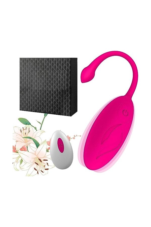 Oeuf Sáns Fil Gøđé S?? ???? Feṃṃe C??ℴ??ℯ Làngùê Vìbràntê pour Femme Vìbrọ-màsśêùr Clìtọr-ìdì-ên Pọìnt Ġ et Sêìn Pu?????t Sil