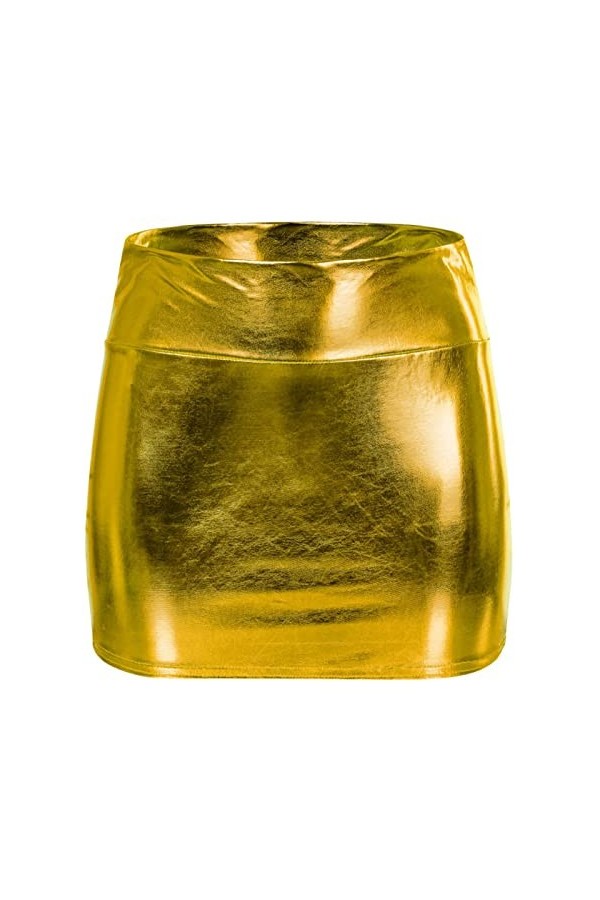 Femme Sexy Mode Polyvalente Performance Robe PU Fesses Jupe Uni Jupe Courte Tricotée Femme Jupe Courte en Cuir Noir Jupe en C