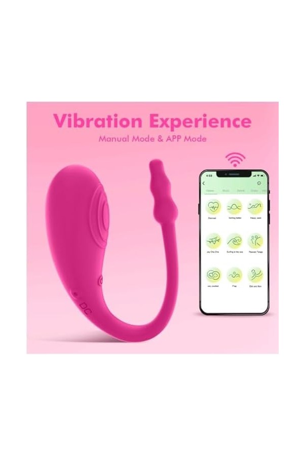 Vîbrant Séxtôysé APP Culotte Vìbromässěur Vìbränt Femme Couples Mässěur, Vìbrätěur Clìtorìdiěn Sěxūěl Femmes Puissant Pőińt ġ