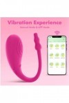 Vîbrant Séxtôysé APP Culotte Vìbromässěur Vìbränt Femme Couples Mässěur, Vìbrätěur Clìtorìdiěn Sěxūěl Femmes Puissant Pőińt ġ