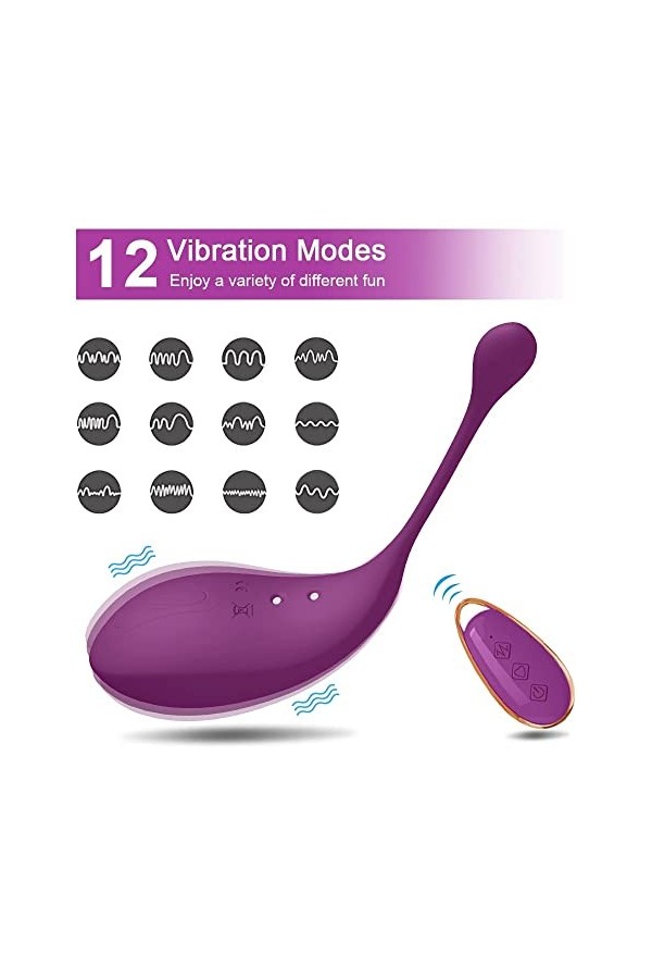 Sèxtôyse Couple Plaîsir Femme, Gôde Femme Sëx Tôýs Feṃṃe, PORTABLE, 12 MODE, Sëx Femme Vibrant, Vibromásseurs Feminin Clitor