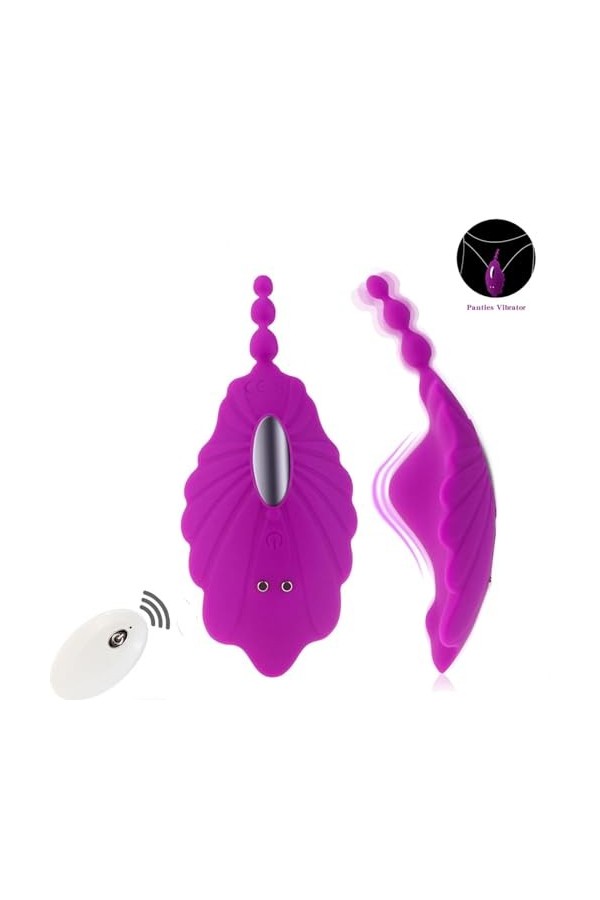 Oeuf vibrant Vibromasseur de culotte portable, œuf vibrant Invisible, télécommande, Machine sexuelle, jouets sexuels anaux, P