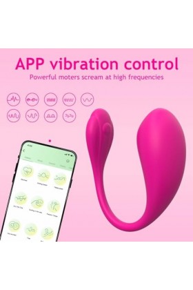 Oeuf vibrant Contrôle longue Distance APP contrôle vagin balles portable APP vibrateur Pour femmes g-spot vibrateurs jouets s