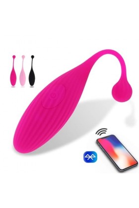 Oeuf vibrant Pour – vibrateur érotique en gel de silice pour femme adulte, Machine sexuelle contrôlée par application, mastur