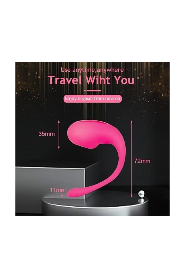 Oeuf vibrant Oeuf vibrant télécommandé, masturbateur, point G, machine sexuelle, Rechargeable par USB, jouets pour œufs sauta