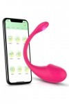 Oeuf vibrant Vibrateurs télécommandés par application, vibrateurs en gel de silice, Pour pour femmes, masturbateur point G, 1