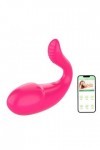 Oeuf vibrant Gode ​​vibrateur point G portable, application télécommande, culotte en œufs vibrants pour femmes, masturbateur,