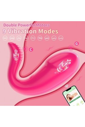 Oeuf vibrant Gode ​​vibrateur point G portable, application télécommande, culotte en œufs vibrants pour femmes, masturbateur,