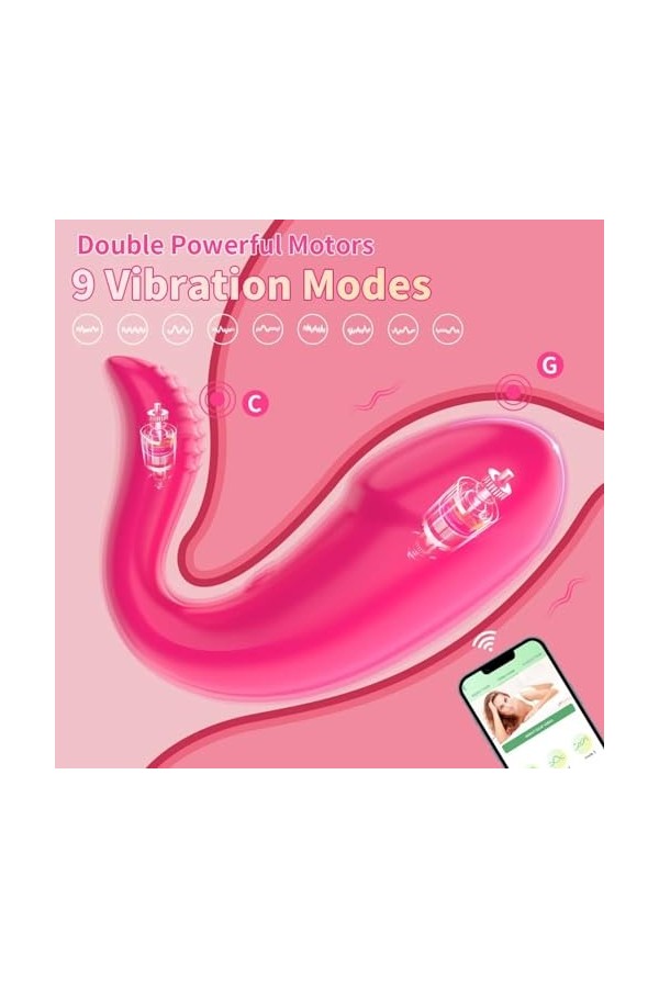 Oeuf vibrant Gode ​​vibrateur point G portable, application télécommande, culotte en œufs vibrants pour femmes, masturbateur,
