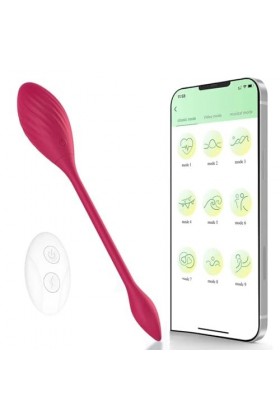 Oeuf vibrant Vibromasseur portable puissant avec télécommande à 10 vitesses, jouets sexuels, masturbateur point G pour femmes