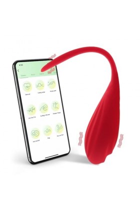 Oeuf vibrant Pour – vibrateur de contrôle par application pour femmes, Machine sexuelle, œuf vibrant, 9 fréquences, masturbat