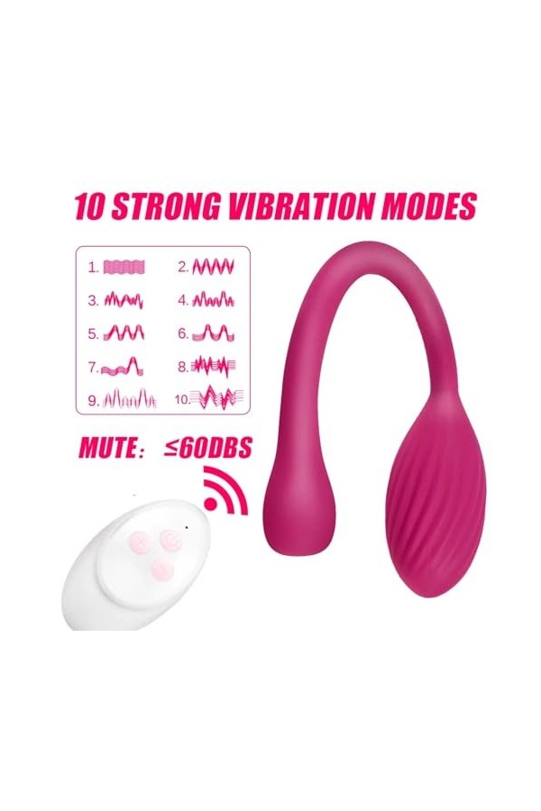 Oeuf vibrant Masturbateur point G à usure Invisible, 10 Modes, Machine sexuelle, balles, vibrateur, œuf vibrant, jouets sexue