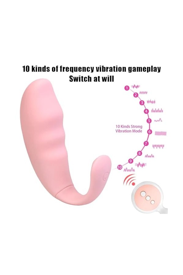 Oeuf vibrant G-spot 10 vitesses masturbateur balle vibrant oeuf sautant oeuf vibrateurs adulte Sex Toy masturbateur Sex Machi