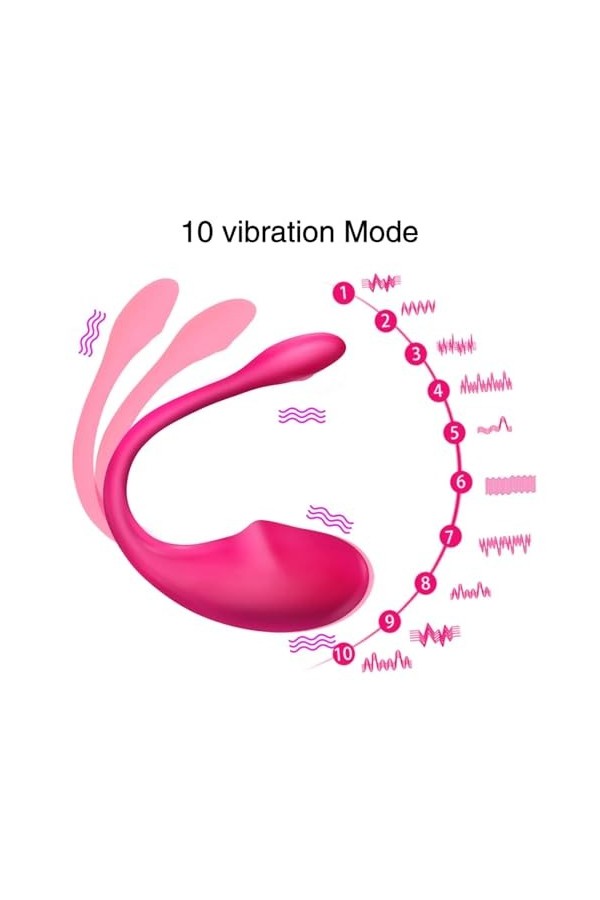 Oeuf vibrant G Spot gode vibrateur Pour femmes APP télécommande portable vibrant oeuf femmes culottes jouets sexuels Pour adu