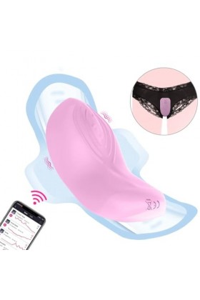 Oeuf vibrant Vibromasseur télécommandé avec application, masturbateur, culotte portable, œuf vibrant, jouet sexuel pour adult