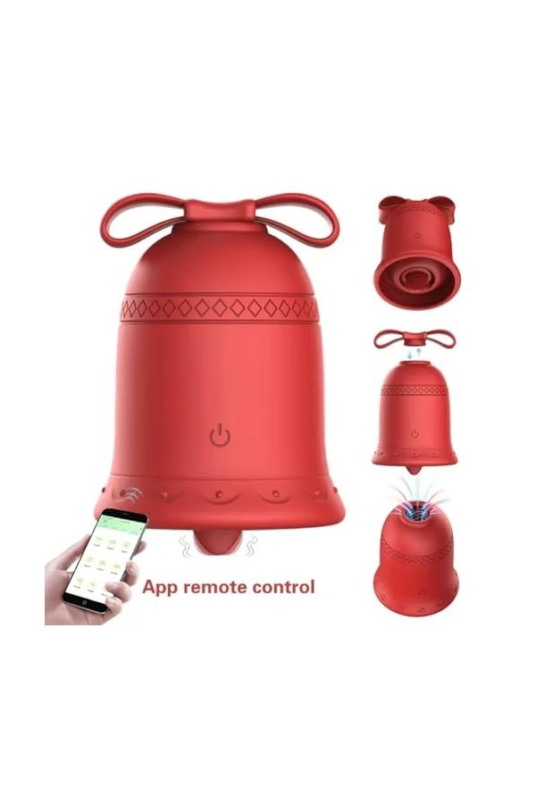 Oeuf vibrant Cloche langue léchage vibrateur femmes G Spot masturbateur Flirt sauter oeufs jouets sexuels Pour femmes adulte 