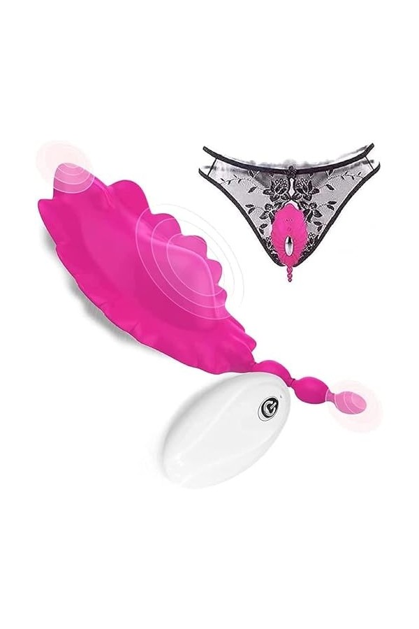 Clitoridien Succion Massage Mini Vîbromàsséur Femme sans fil Télécommande Puissant Oéuf Vîbrant 9 modes Portable Silencieux, 