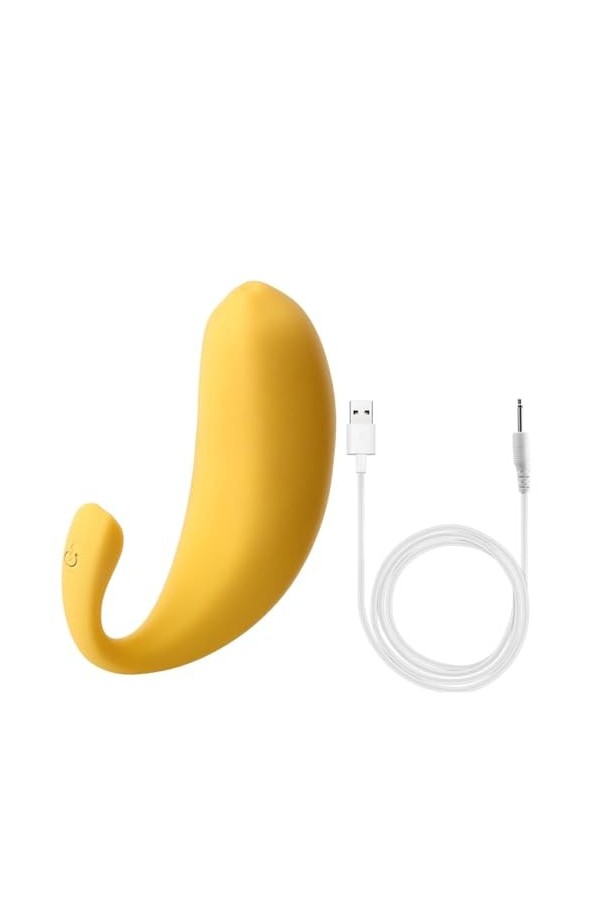 Oeuf vibrant Oeuf vibrant en forme de banane à 9 vitesses, télécommande, point G, gode vibrateur Pour pour femmes, Machine se