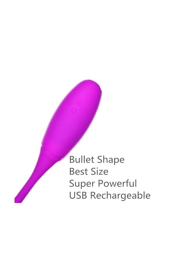 Oeuf vibrant Double vibrateur Rechargeable 7 vitesses, Double tête, saut dœuf, gode, gode, Plug Anal, jouet sexuel pour adul