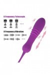 Oeuf vibrant Jouets sexuels pour adultes, culotte vibrante télescopique, 8 vitesses, masturbateur, vibrateur télécommandé Pou