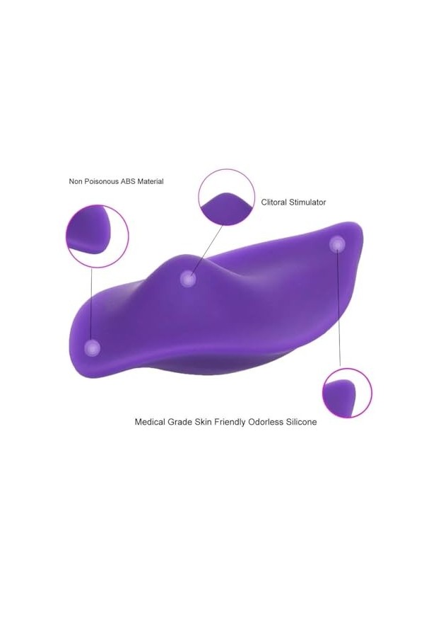 Oeuf vibrant Vibromasseur silencieux pour culotte, masturbateur Portable avec télécommande, œuf vibrant Invisible, jouet sexu