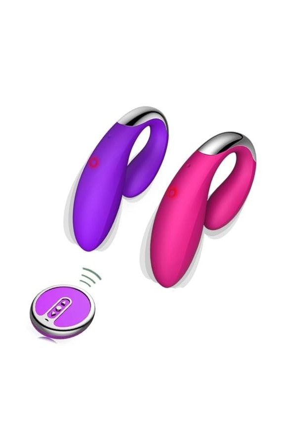 Oeuf vibrant Pour – double vibrateur télécommandé pour femmes, masturbateur point G, jouets sexuels, étanche, chargeur USB, M