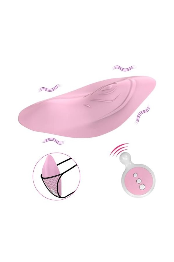 Oeuf vibrant Vibromasseur portable pour culotte, machine sexuelle télécommandée, jouets sexuels Pour pour femme, œuf vibrant 
