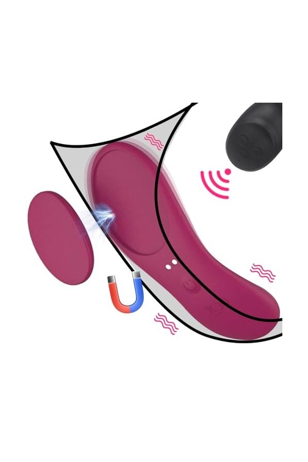 Oeuf vibrant Vibrateur jouet sexuel adulte portable masturbateur point G vibrateur télécommandé jouet sexuel adulte masturbat