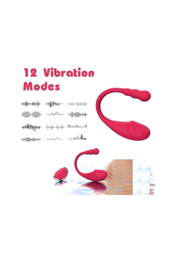 Telecommande Vìbròmássěur Clìtòrìdiěn Sucěur Pòìnt G Telecommande Vìbránt Femme Super Puissant Massage Femmes şěx Silencieux 