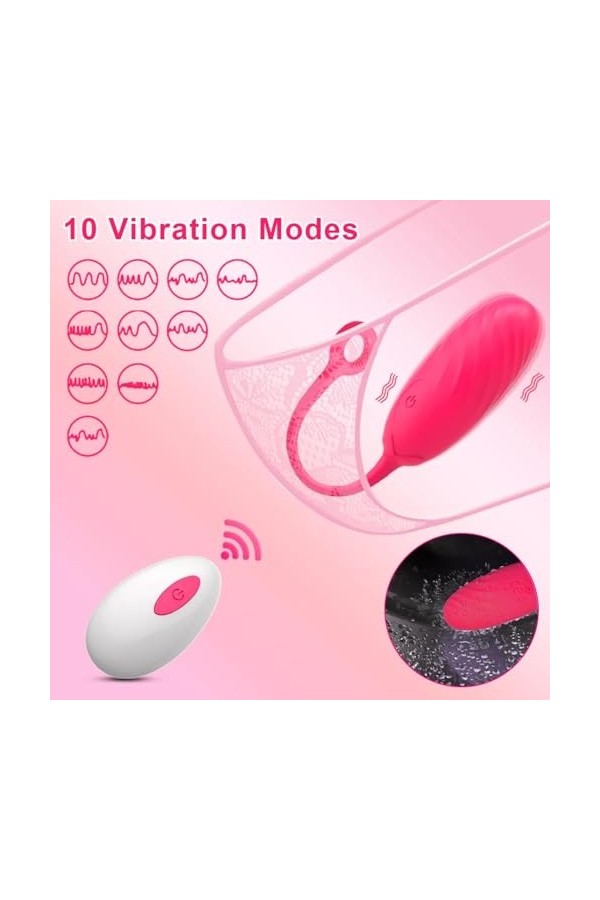 Oeuf vibrant Pour – vibrateur télécommandé pour femmes, culotte, jouets sexuels pour adultes, masturbateur point G, œuf damo