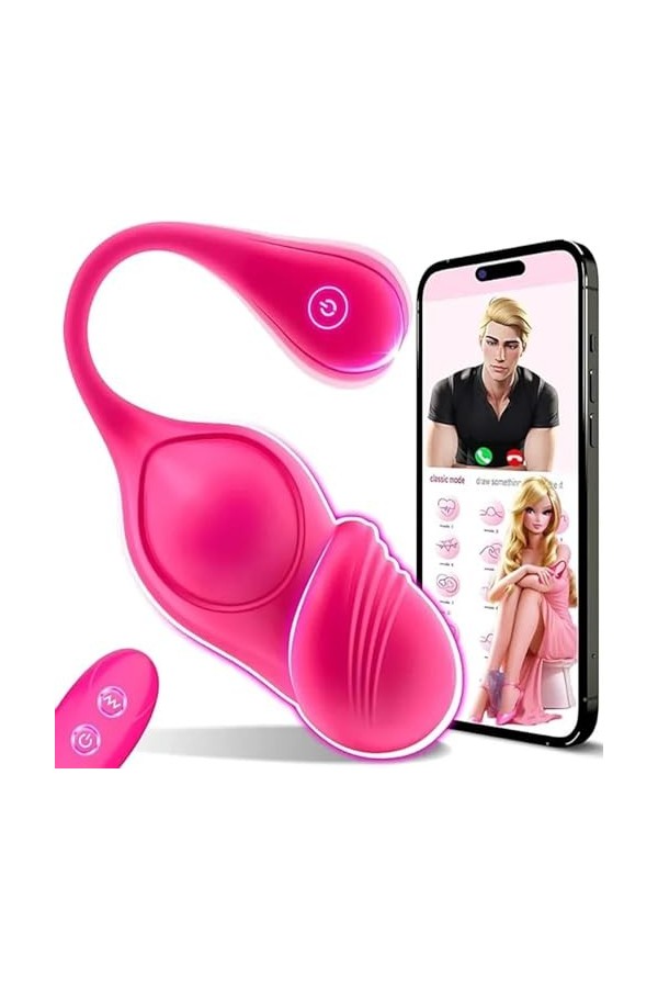 Oeuf vibrant Portable vibrant G Spot culotte vibrateur jouets sexuels Pour femmes App télécommande balle sexe Machine oeuf go