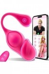 Oeuf vibrant Portable vibrant G Spot culotte vibrateur jouets sexuels Pour femmes App télécommande balle sexe Machine oeuf go