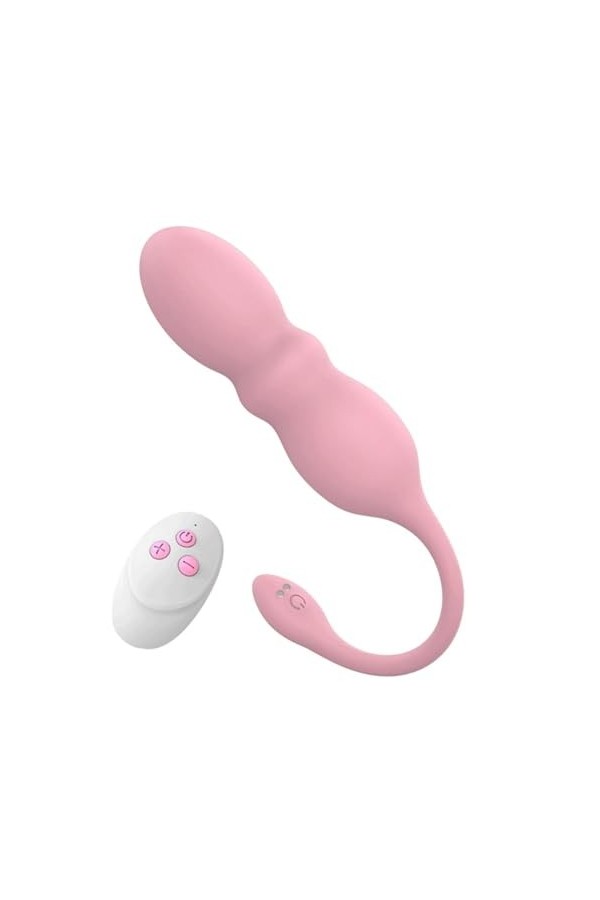 Oeuf vibrant Vibrateur télescopique à 3 vitesses, masturbateur, culotte boule, œuf vibrant, point G, Machine sexuelle pour fe