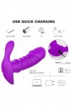 Portable Sëxtôy Pláîsir Fémmé Masseur12 Modes Ǵ̣ôdë Fémmé Šèẋ Tôýs Fémmé, Chargement USB Vîbromásseúrs Fẹmînin Clìtoridîén,