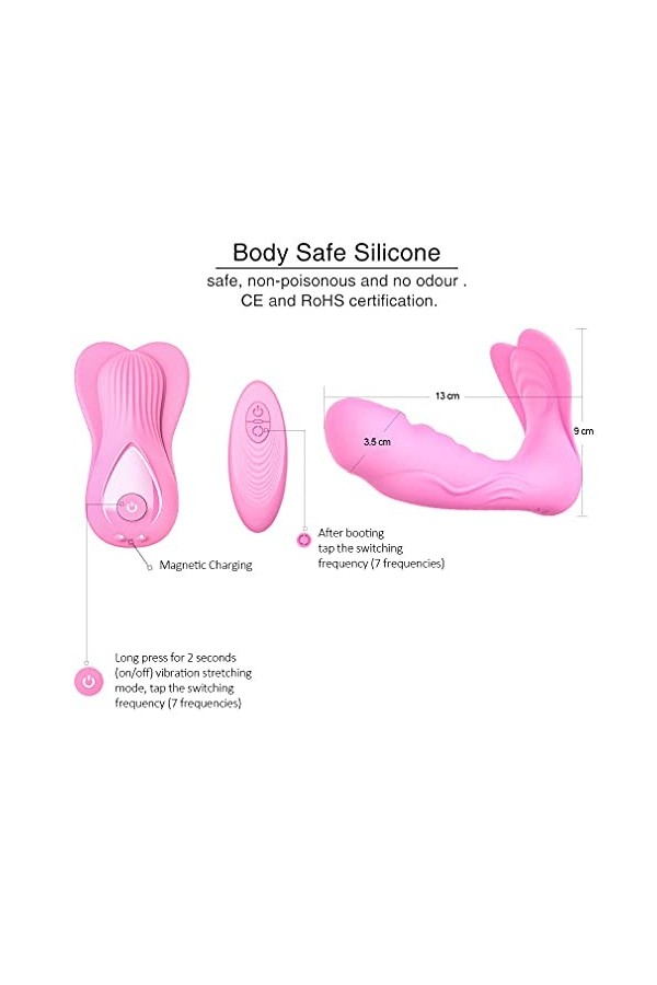 Vîbrômâsseurs Féminin Mini Mȁsságger Petite bague Búllét Clǐtór-al S-timùlátiòn Anneau Pênís pour femmes pour femmes Puissan