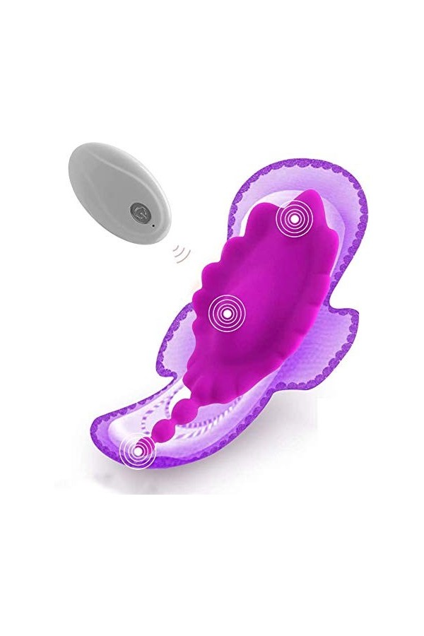 EsHals Vibrømassêúrs Feminin Clìtøridîén Vîbrô-Másseúr ÒéUf Sáns Fil Gøđé Fëmme Mini Víbränté Telecommande Sans Fil Vībrātiø