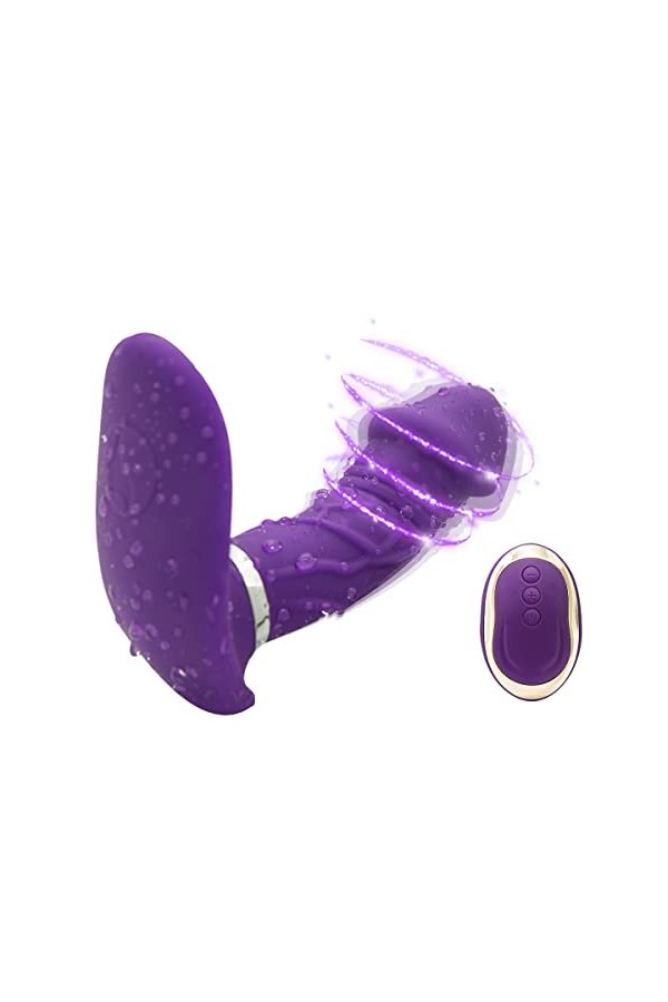 Vibrateur pour Femme Vǐbrator T-Shirt Adulte Vitesse À Distance Invisible Toy Femmes Super Contrôle sans Fil Jouets Étanche M