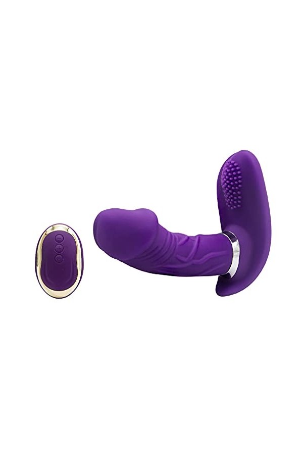 Vibrateur Point g Vìbròmássěur Clìtòrìdiěn Sucěur Pòìnt G Telecommande Vìbránt Femme Super Puissant Massage Femmes şěx Silenc