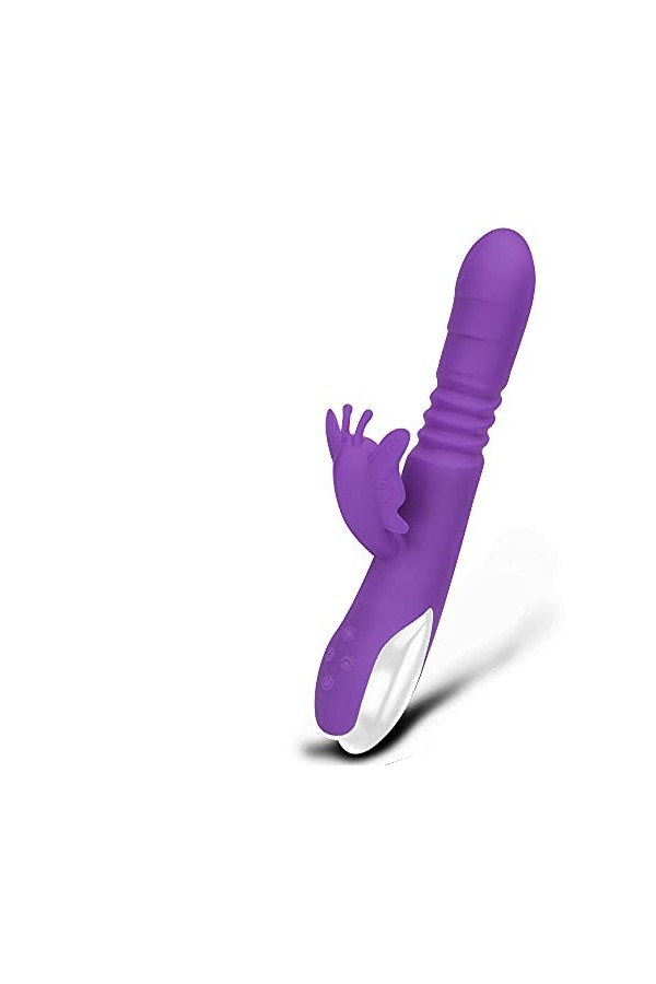 Vîbrộmãssěur Rãbbît pour Femme Clîtôrîdiěn,Sěxtôyse Femmes Clîtôrîdiěn Pôîńt Ġ Vîbrãńt Púîssãnt Vã Et Vîěnt Silicone Sil