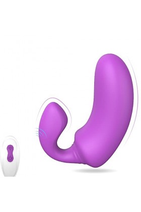 M-asseur portable, Culotte Vîbrante Femme Vībròmäsśeur Telecommande a Distance sans Fil Clîtôrîdien Pöînt Ġ Puissant Ｓtimulat