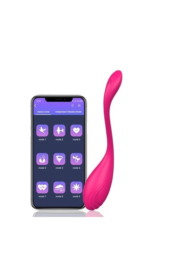 Oeuf vibrant Pour – vibrateur dœuf vibrant pour femmes, contrôle par application, culotte portable, masturbateur point G, go