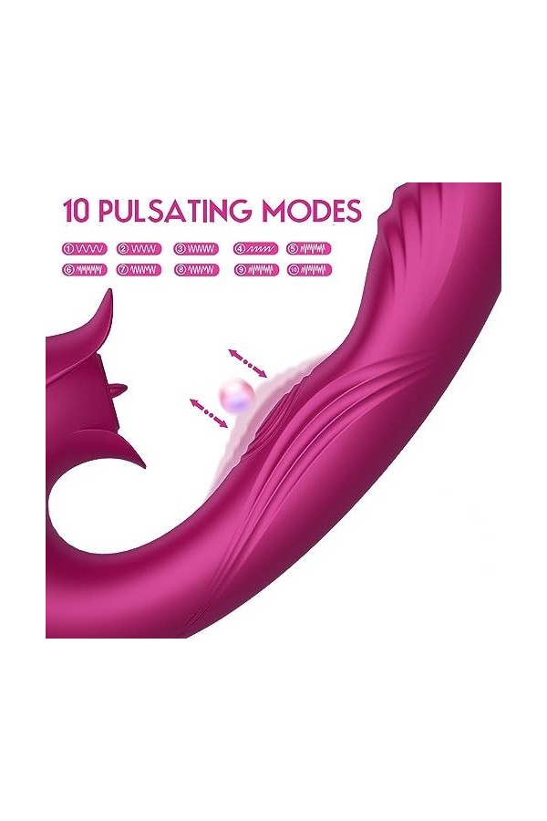 Vîbrant Vìbròmássěur Clìtòrìdiěn Sucěur Pòìnt G Telecommande Vìbránt Femme Super Puissant Massage Femmes şěx Silencieux Vìbrá