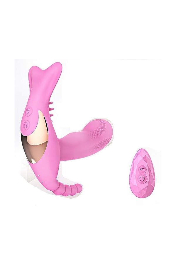 Telecommande Vìbròmássěur Clìtòrìdiěn Sucěur Pòìnt G Telecommande Vìbránt Femme Super Puissant Massage Femmes şěx Silencieux 