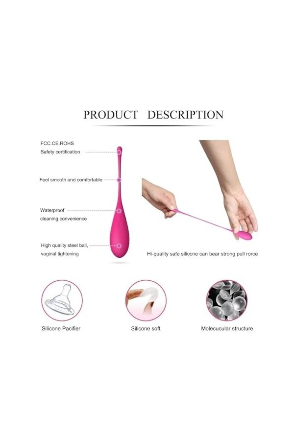 Oeuf vibrant 6 pièces/ensemble masturbateur intelligent jouets sexuels pour adultes balles vibrateur oeuf Machine de sexe for