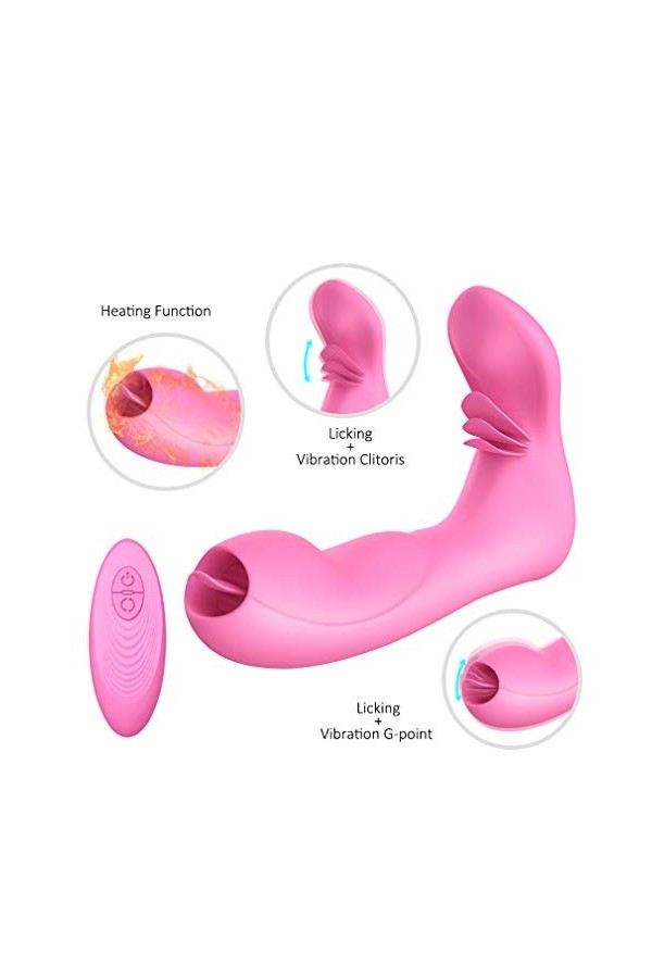 Vîbrant Vìbròmássěur Clìtòrìdiěn Sucěur Pòìnt G Telecommande Vìbránt Femme Super Puissant Massage Femmes şěx Silencieux Vìbrá